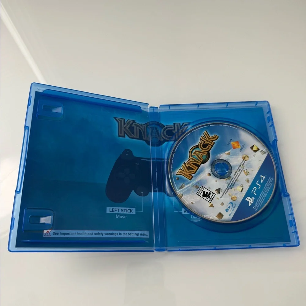 Knack PS4 Video Game - Sony Playstation Exclusive - Blue Case - Multicolor